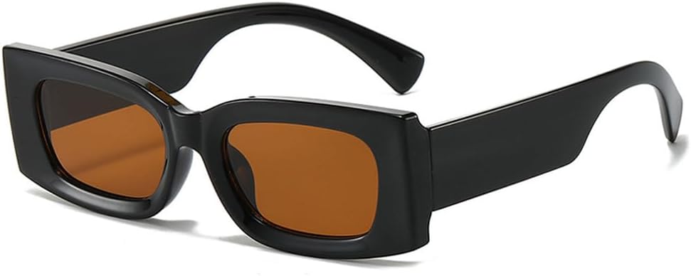 

Популярные модные квадратные солнцезащитные очки конфетных цветов для женщин, ретро-очки с градиентным переходом для мужчин, солнцезащитные очки UV400 HYYZZC, Black Tea