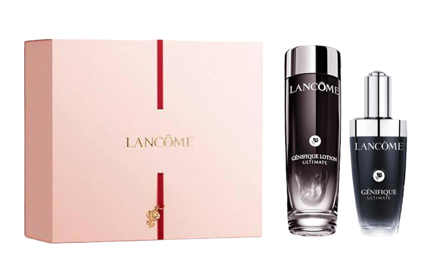 

LANCOME Lankou набор для ухода за кожей little black bottle с фильтром и сыворотками для увлажнения 30мл+150мл