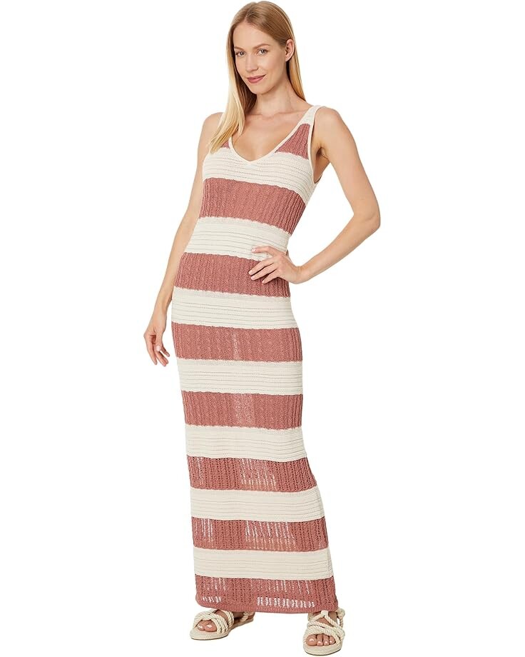 

Платье Splendid Nicola Sweater Dress, цвет Sunset/White Sand
