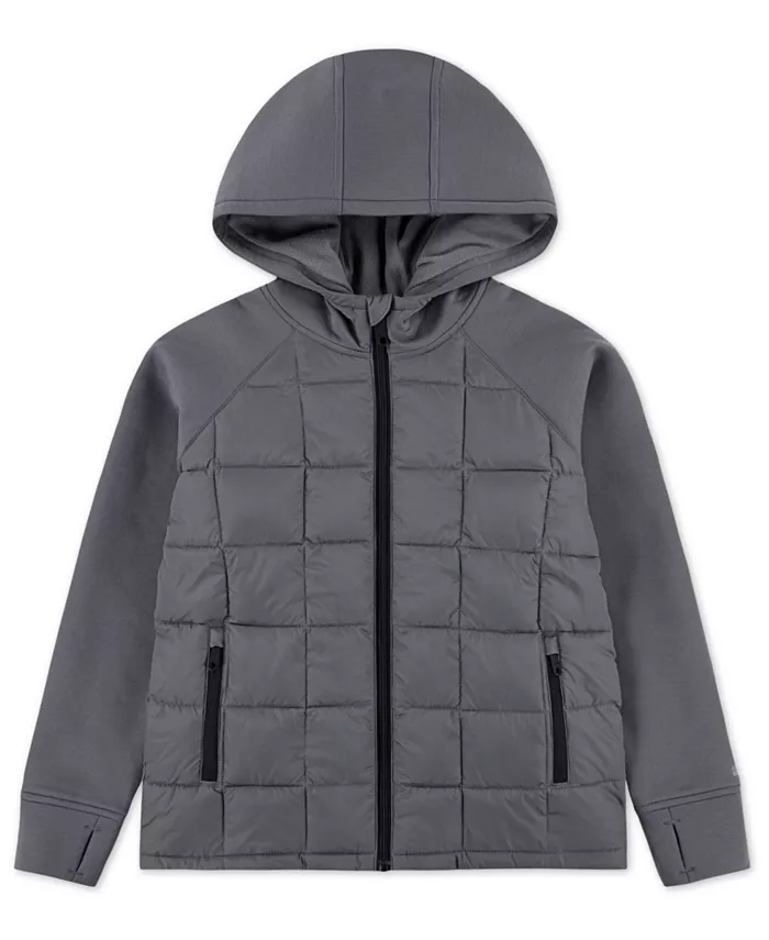 

Мальчиковая куртка YPB легкая гибридная Abercrombie Kids, серый