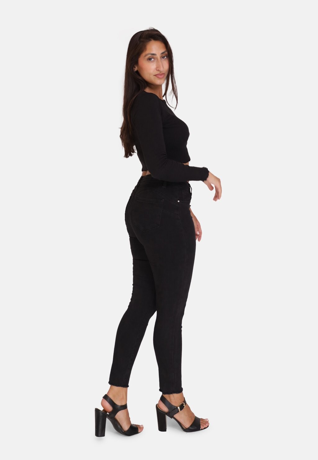 

Джинсы облегающего кроя PUSH UP HIGHWAIST Elara, черный