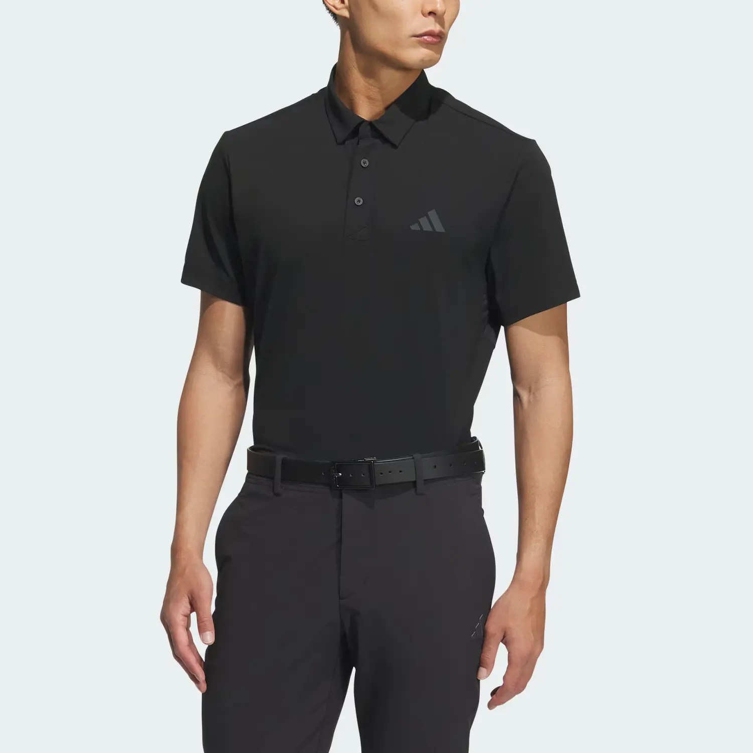 Футболка-поло мужская AEROREADY SS25 Adidas, черный — фото 2