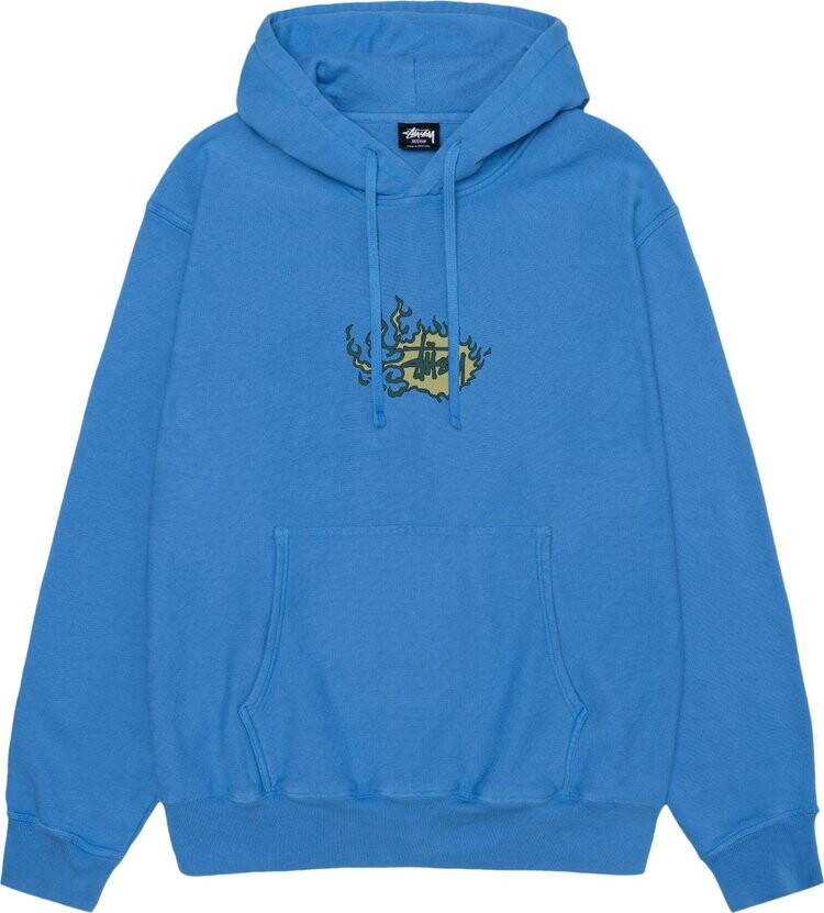 

Худи Stussy Pigment Dyed Mosaic Dragon 'Blue', синий