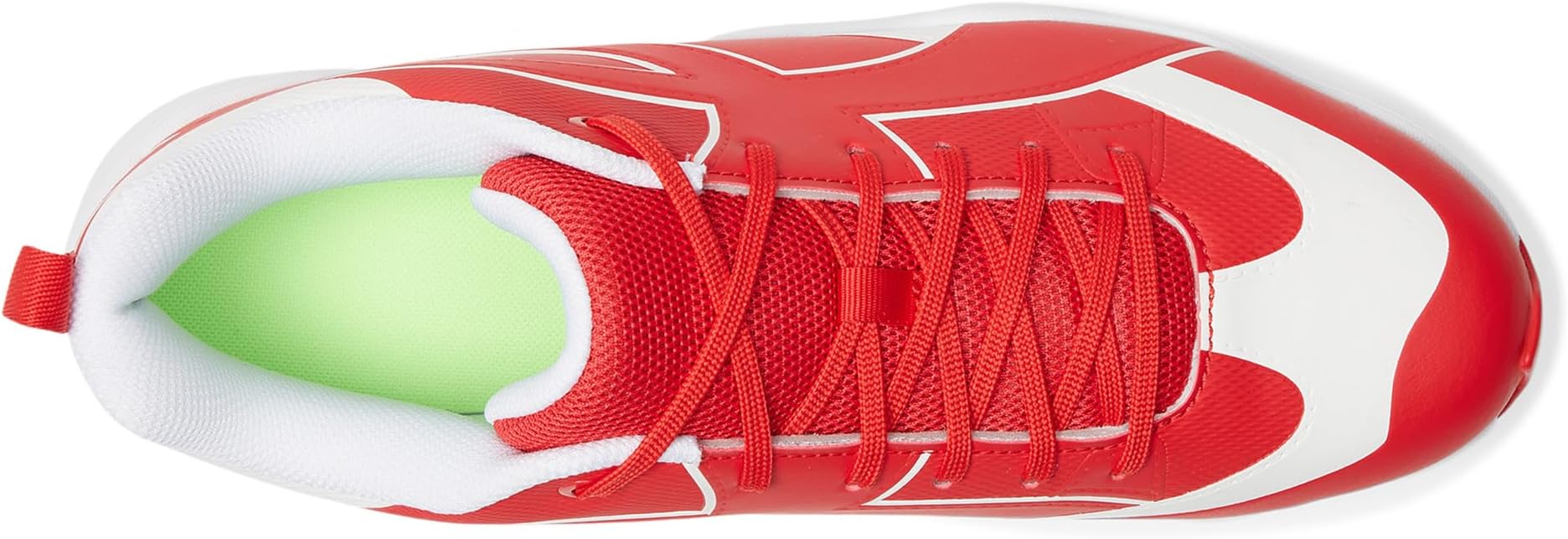 Кроссовки Under Armour Leadoff Icon Low RM Baseball Cleats, цвет Red/White/Red — фото 2