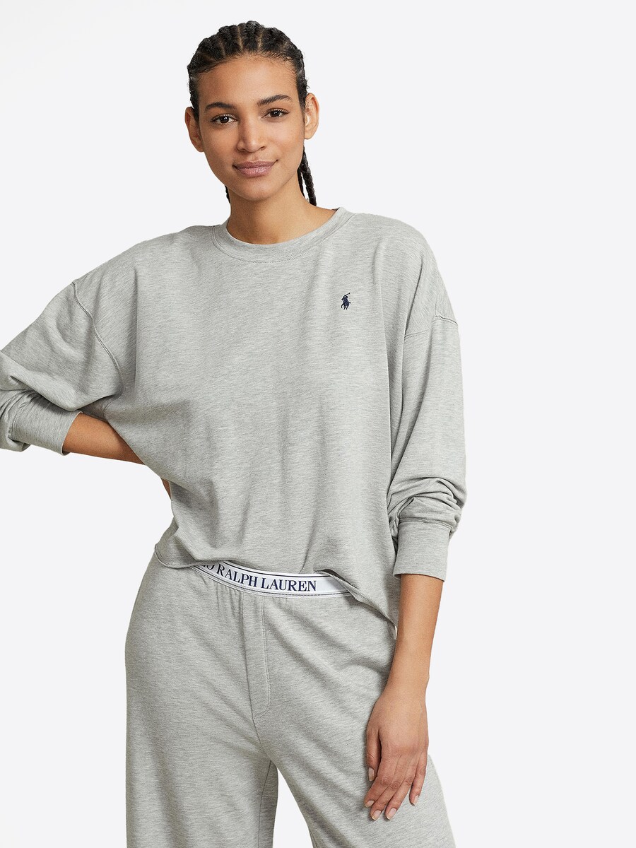 Пижама Polo Ralph Lauren Club Terry, серый — фото 3