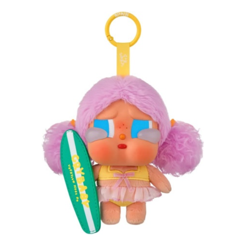 

Мягкая виниловая подвеска Pop Mart CRYBABY Vacation Mode On Series 'Let's Surf'