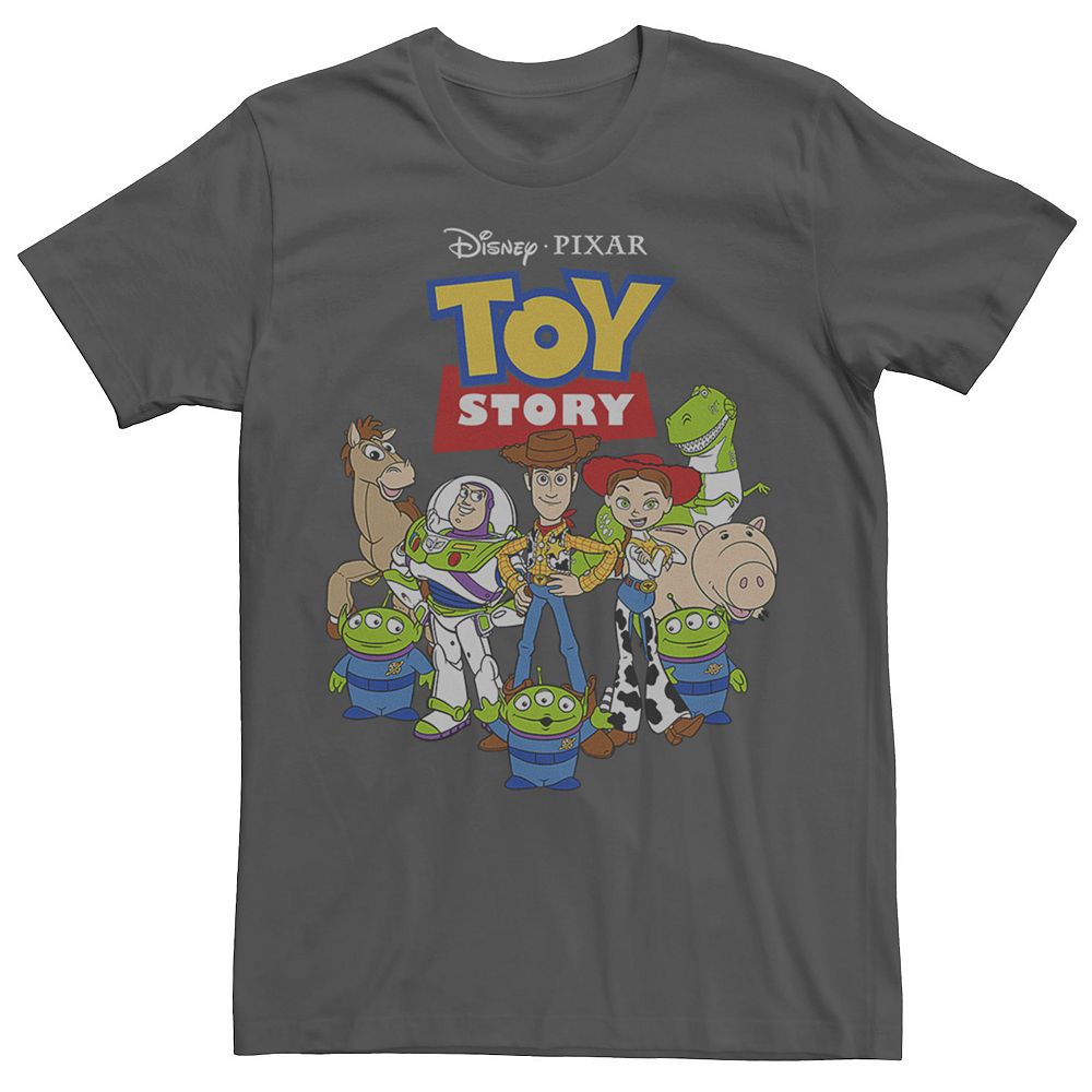 

Мужская футболка с групповым изображением Disney/Pixar's Toy Story Disney / Pixar, цвет Charcoal