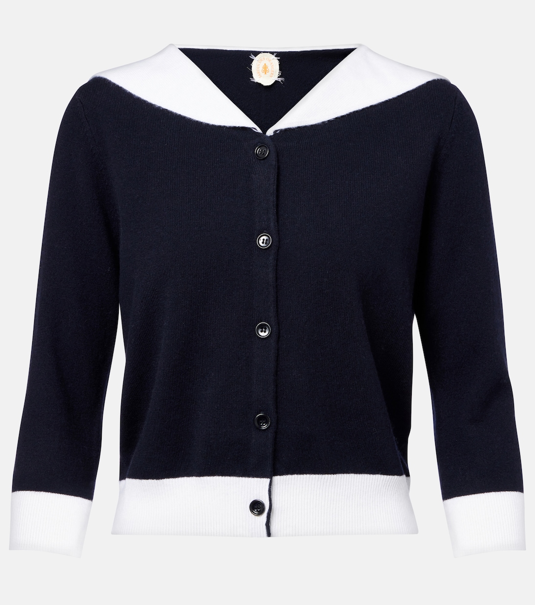 

Кашемировый кардиган Jardin des Orangers, Navy White