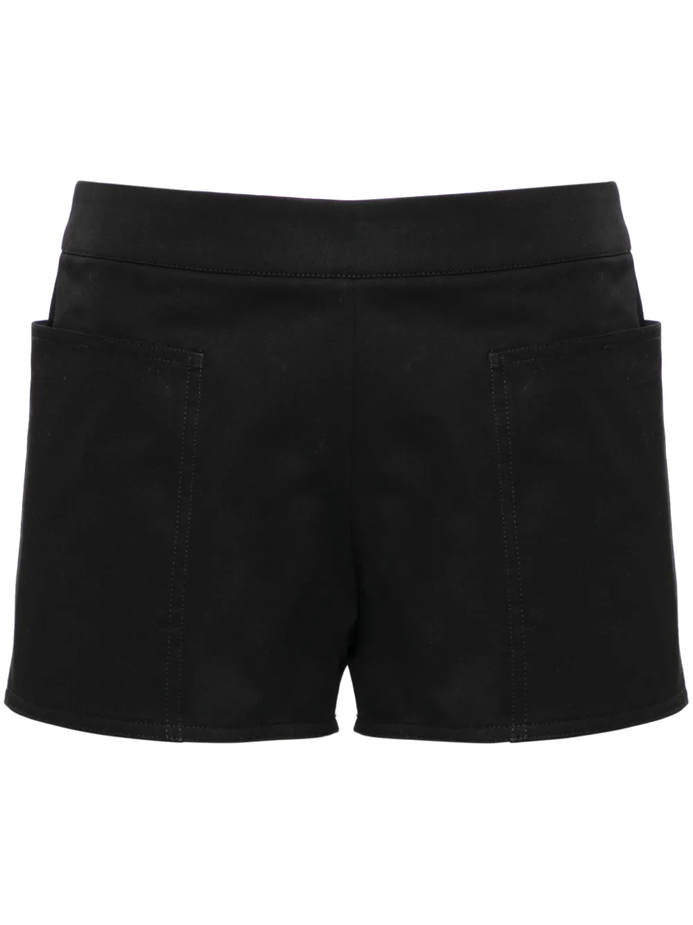 

Габардиновые шорты средней посадки MAX MARA, черный