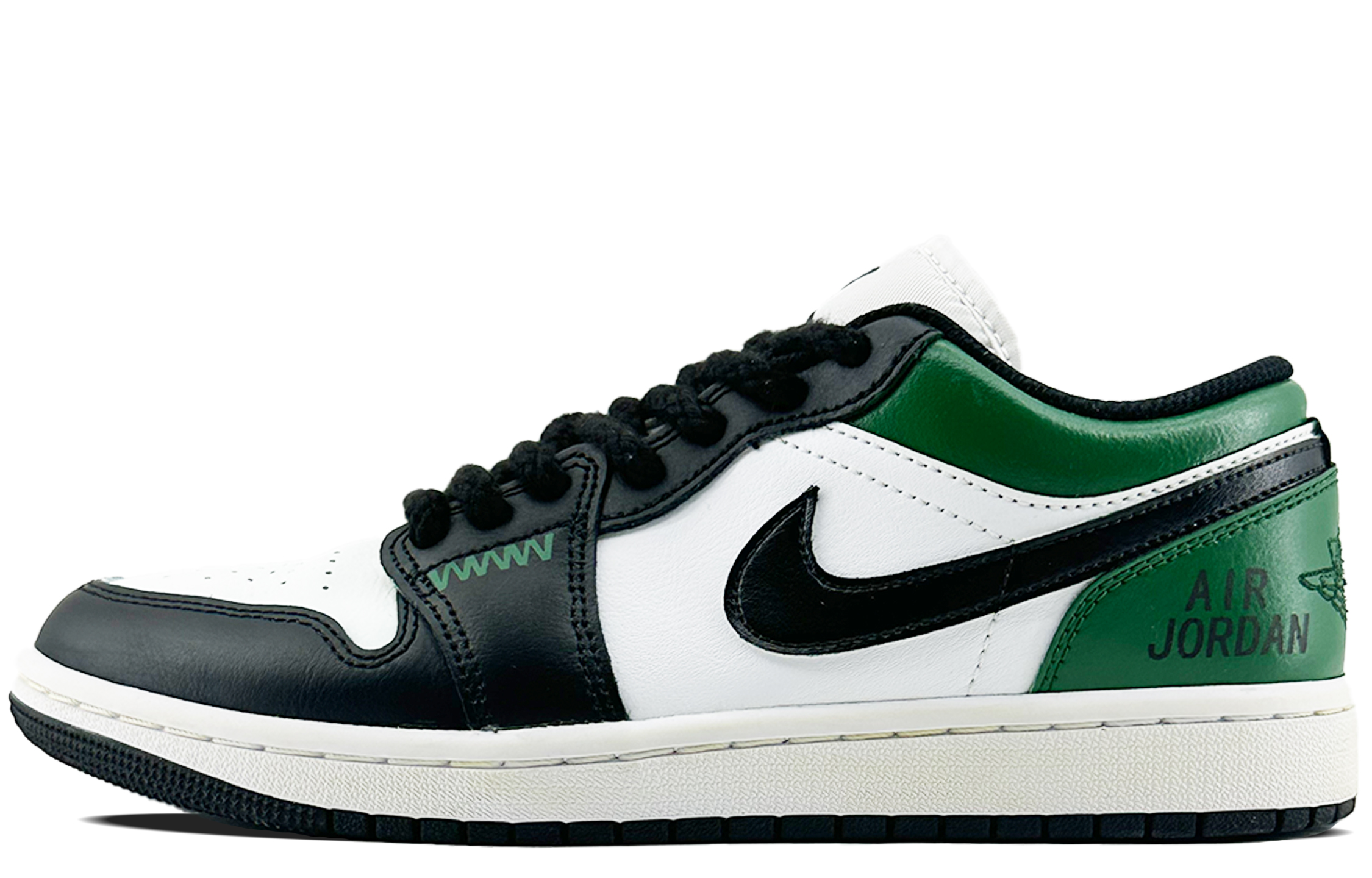 

Баскетбольные кроссовки Air 1 Vintage Men Low-Top Black/Green Jordan