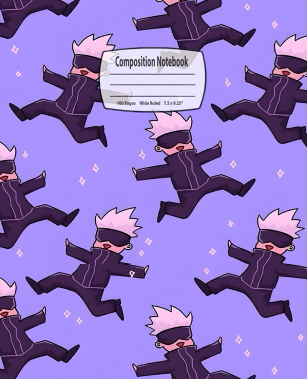 

Composition Notebook: Comic Lovers, Wide Ruled, 7.5 x 9.25 inches, 100 Pages - Great for Anime Fans, Study, and Storytelling (Independently published)