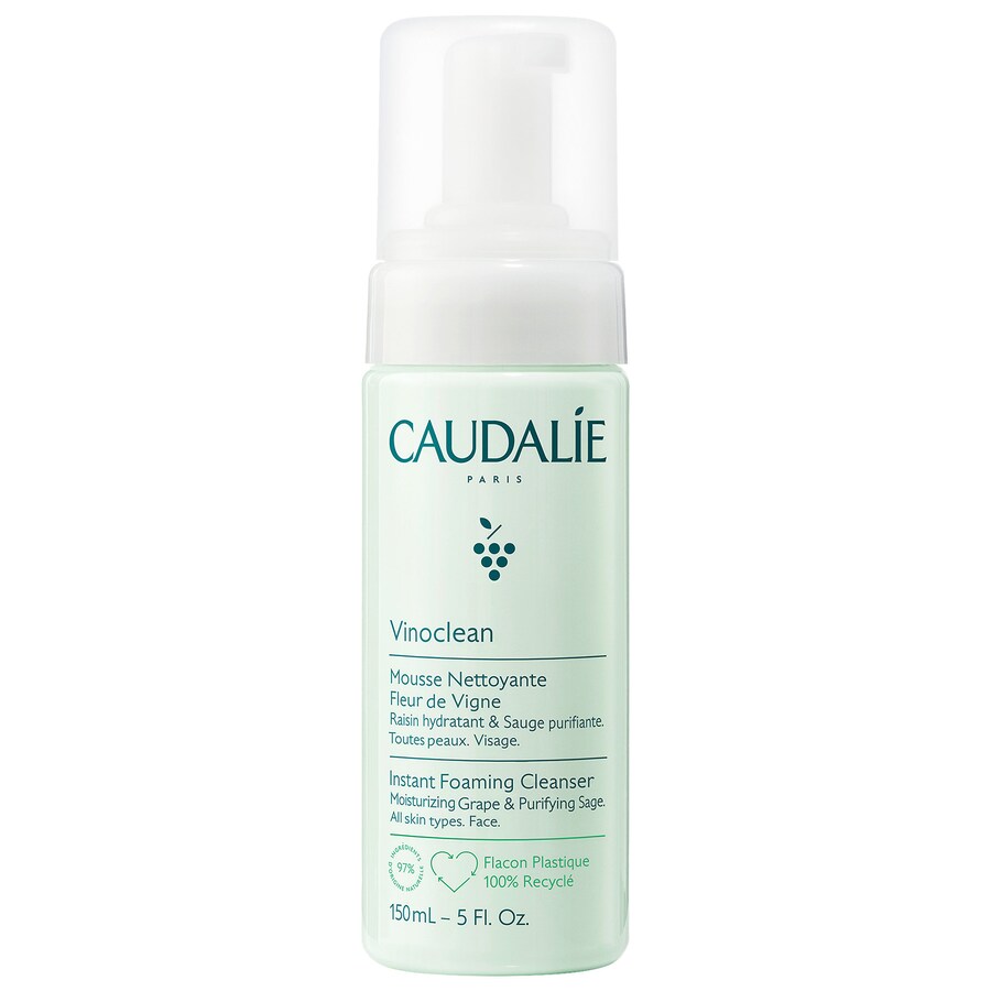 

Мягкая пенка для умывания Vinoclean Caudalie, 5.0 oz/150 mL