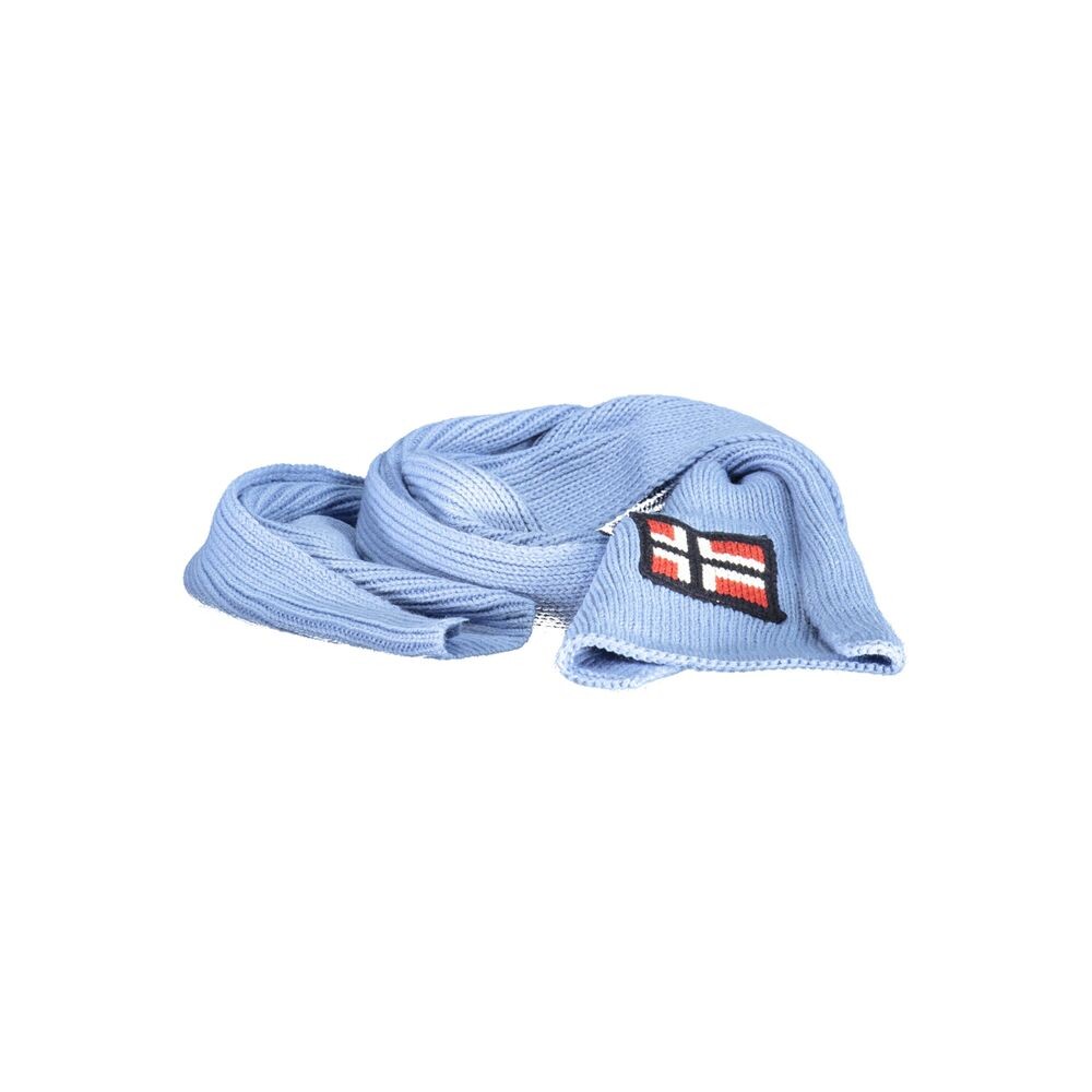 

Шарф из акрила светло-голубого цвета Geographical Norway
