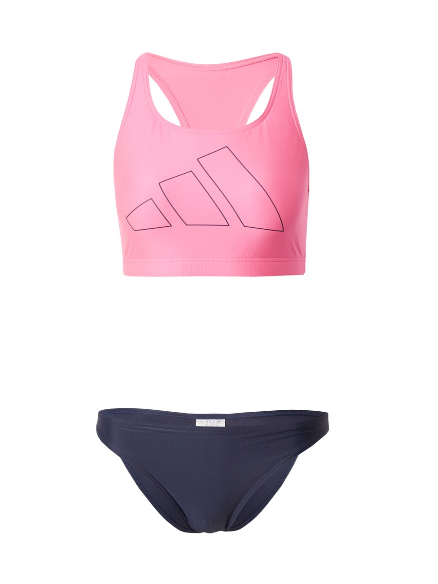 

Спортивное бикини-бралетт ADIDAS PERFORMANCE Big Bars, цвет marine blue/Rose