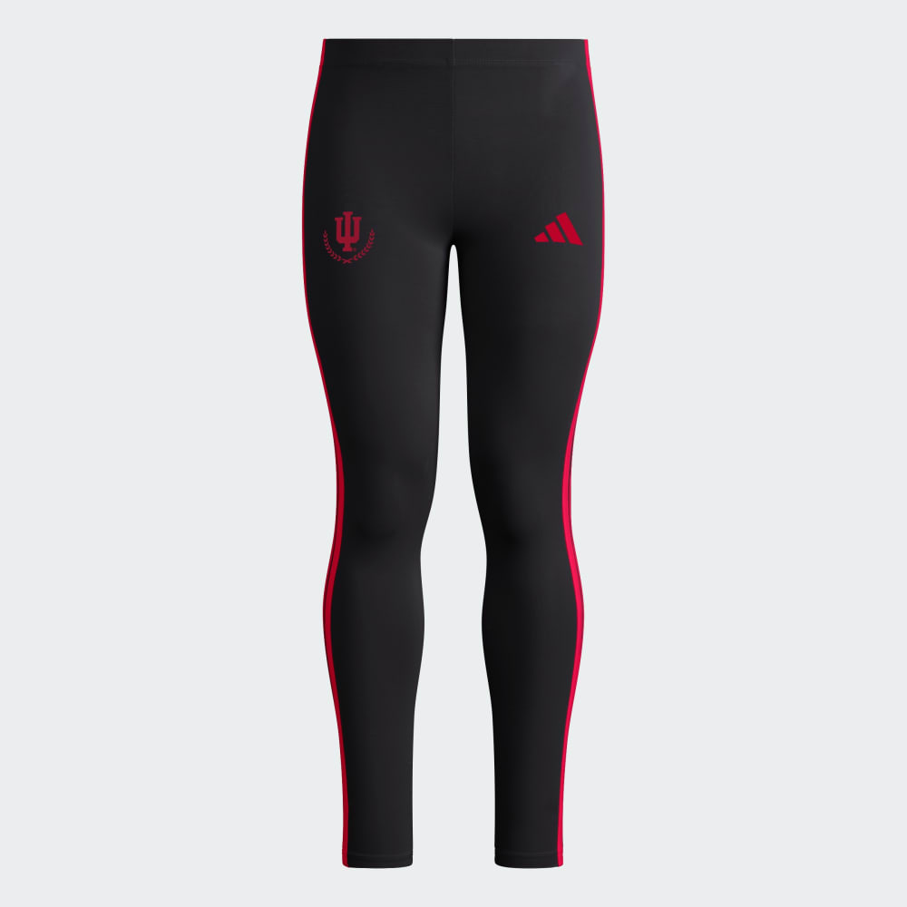 

Леггинсы Adidas Indiana Hoosiers Essentials 3-Stripes Cotton Legging, цвет Black/Team Victory Red/Multi