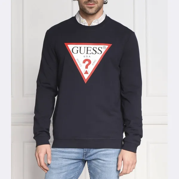 

Толстовка Audley классического кроя Guess, синий