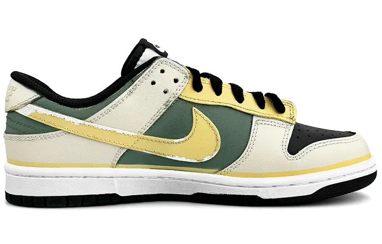 

Кроссовки Nike Dunk Skateboarding Shoes Men Low-top Green, цвет Apricot
