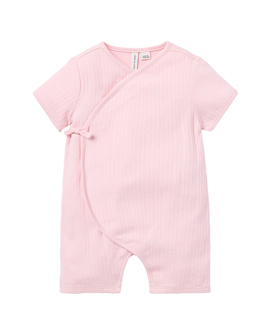 

Джемпер-комбинезон Janie and Jack Baby Pointelle, розовый