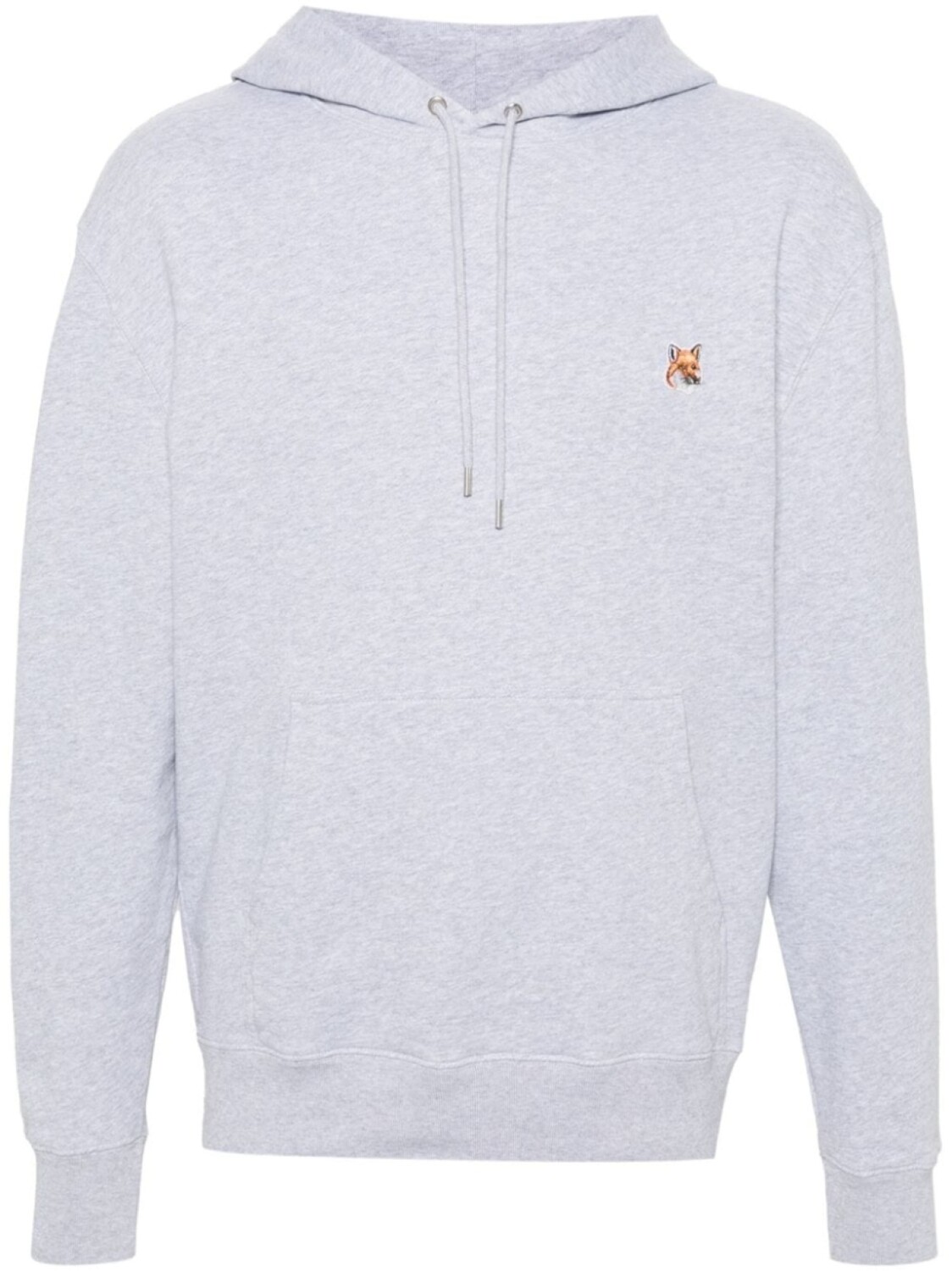 

Maison Kitsuné худи с нашивкой Fox, серый