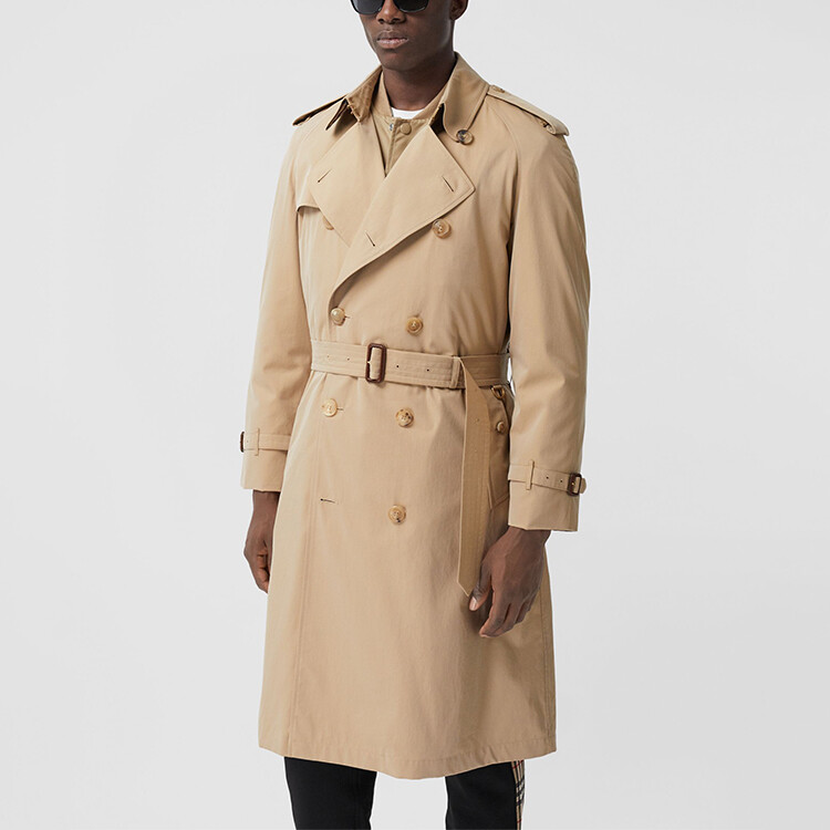 Пальто мужское Burberry медовое Honey — фото 3