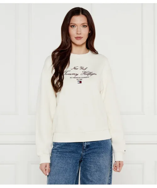 

Толстовка Regular fit Tommy Hilfiger, бежевый