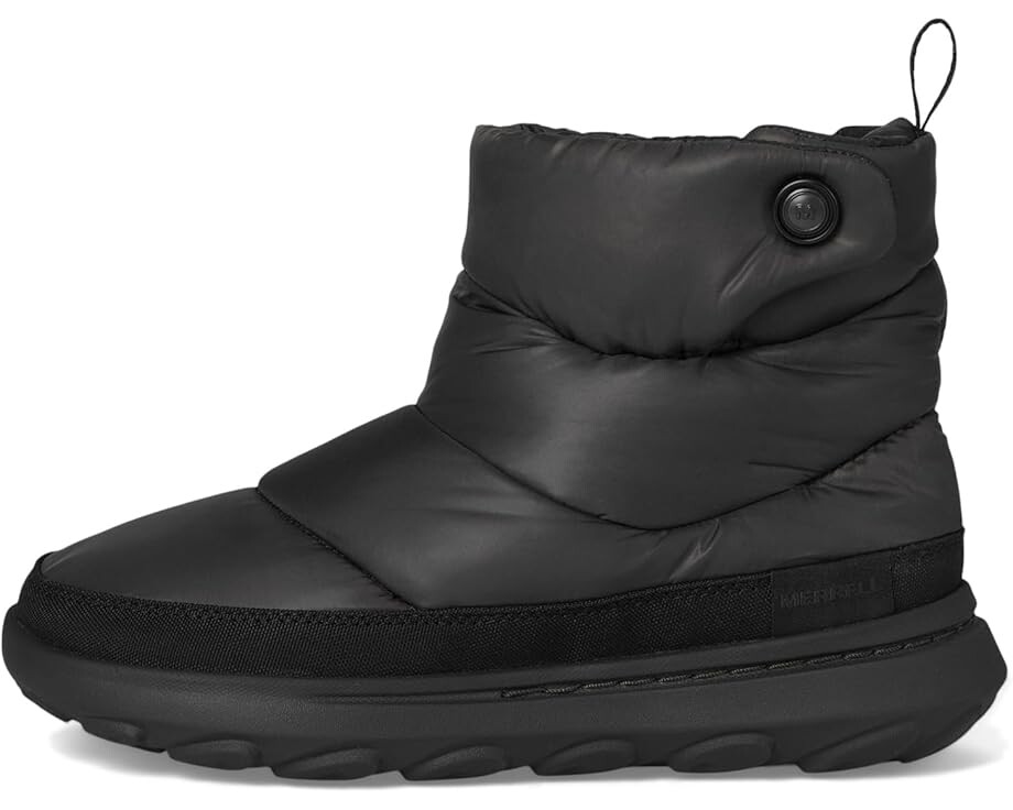Дутики Merrell Hut Moc 2 Quilted средней высоты зимние, черный — фото 4