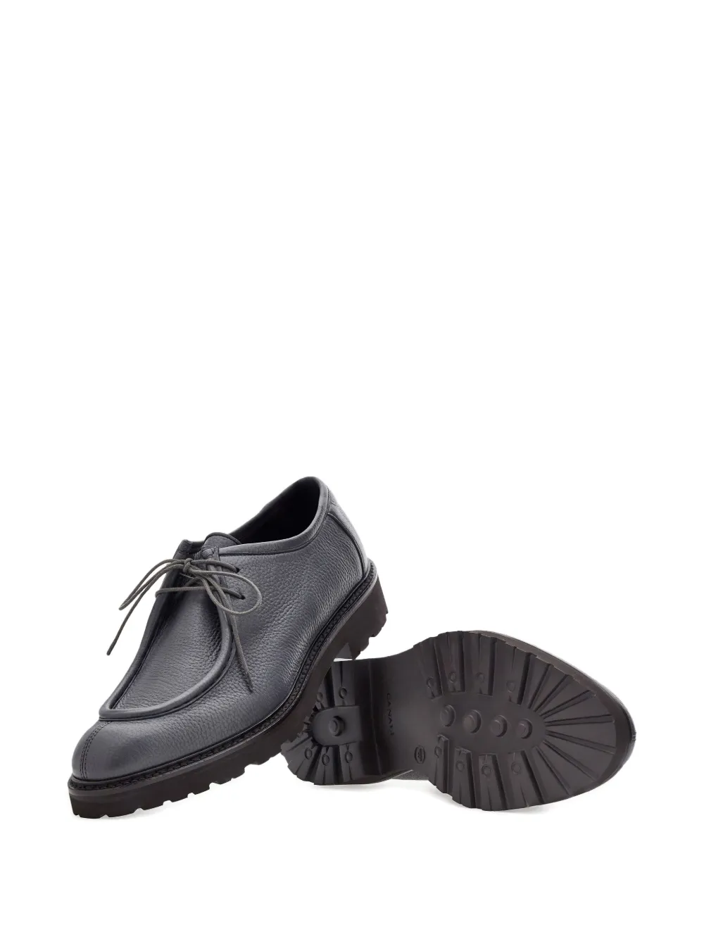 Туфли Wallabee на шнуровке Canali, синий — фото 4