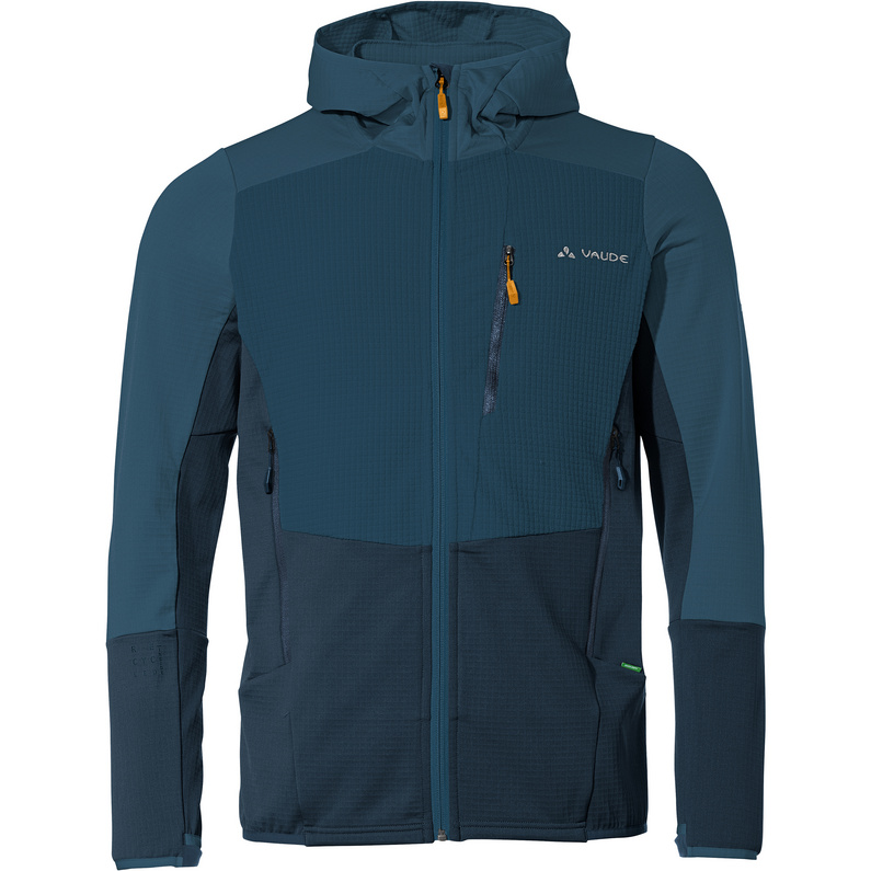 

Мужская флисовая куртка Monviso Hoodie Grid Vaude, синий