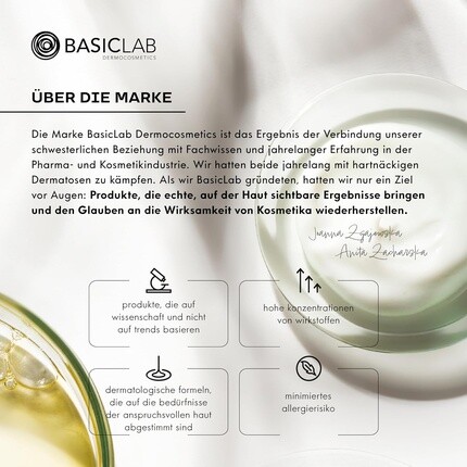 Крем для век Basiclab Dermocosmetics — Anti-Wrinkle Eye Cream Ночной для мужчин и женщин для век для зрелой кожи, 18 мл — фото 3