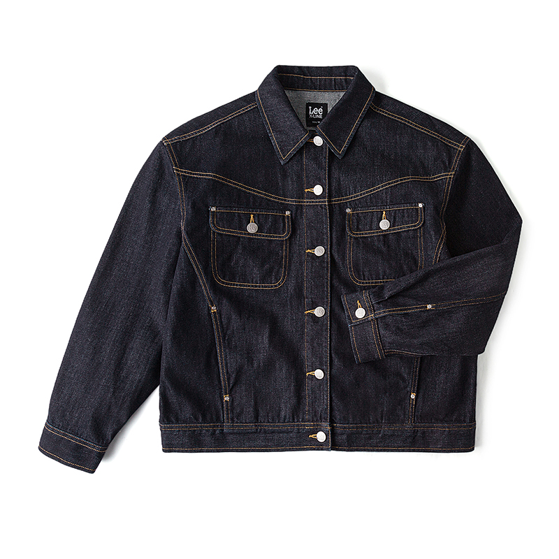 

Lee Женская джинсовая куртка потертая, Washed