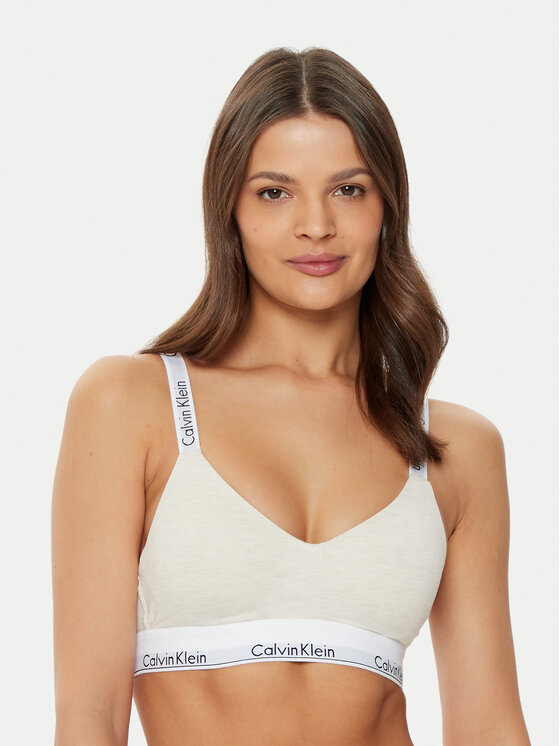 

Бюстгальтер без косточек Calvin Klein Underwear, бежевый