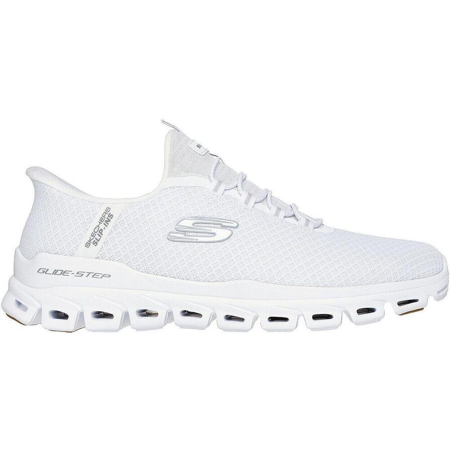 Кроссовки Skechers Glide-step - Noxus, белые, мужские — фото 3