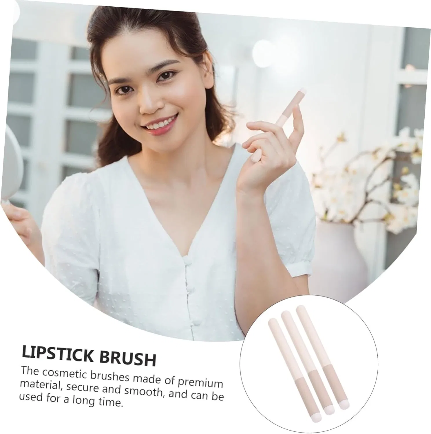 Набор кистей для губ 3 в 1 HAKIDZEL — фото 2