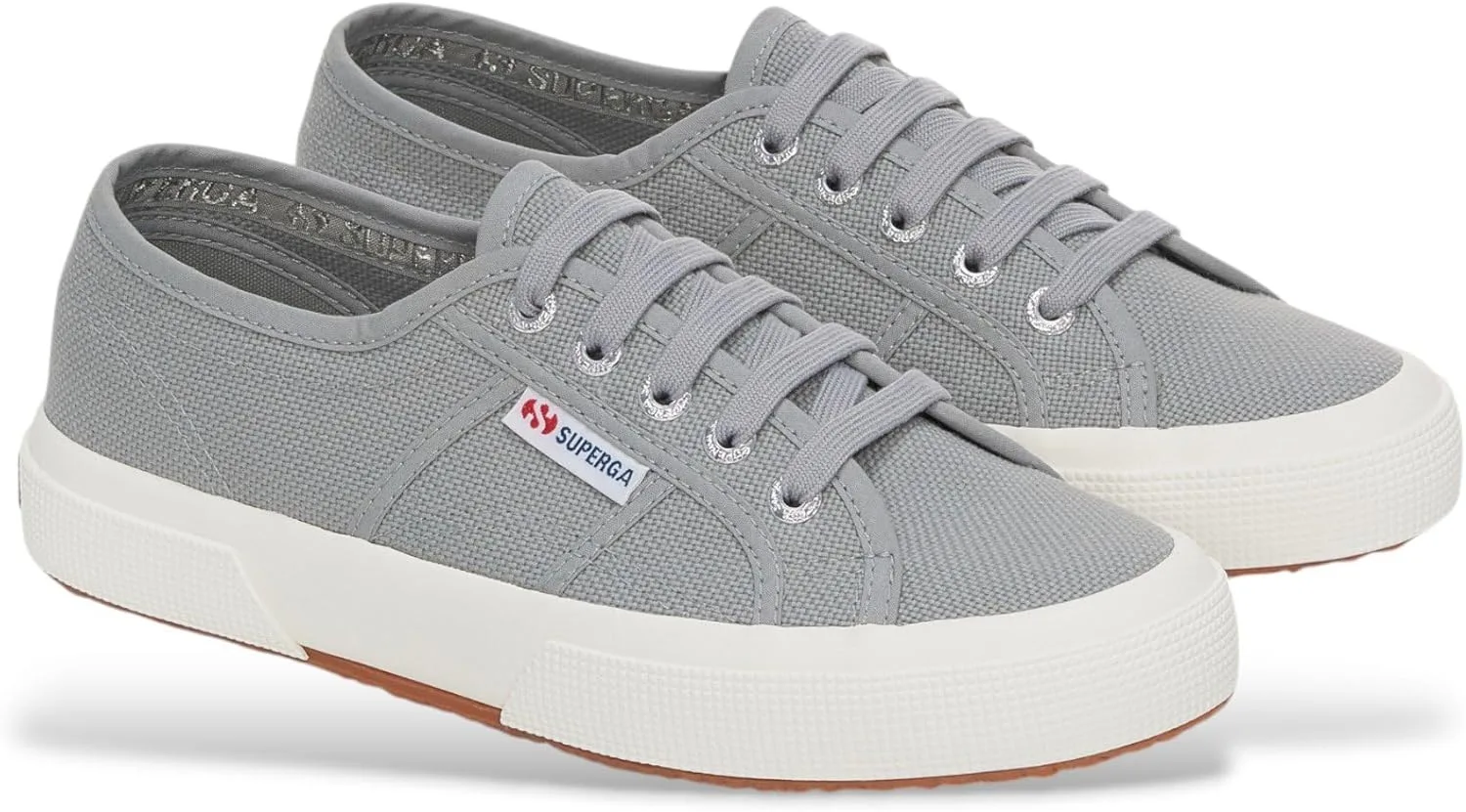 Детские кроссовки Superga Unisex 2750-jcot Classic для юных спортсменов, серый — фото 2