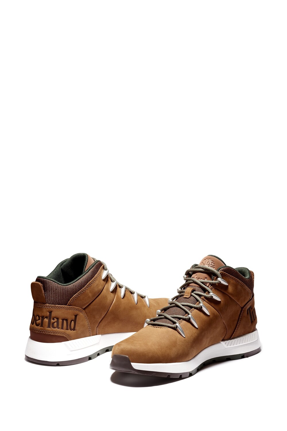 Ботинки мужские Timberland Sprint Trekker кожаные на шнуровке, коричневый — фото 3