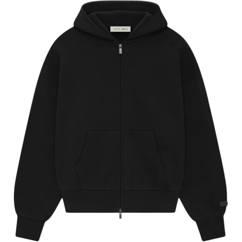 Флисовая толстовка с капюшоном Fear Of God Essentials, черный — фото 4