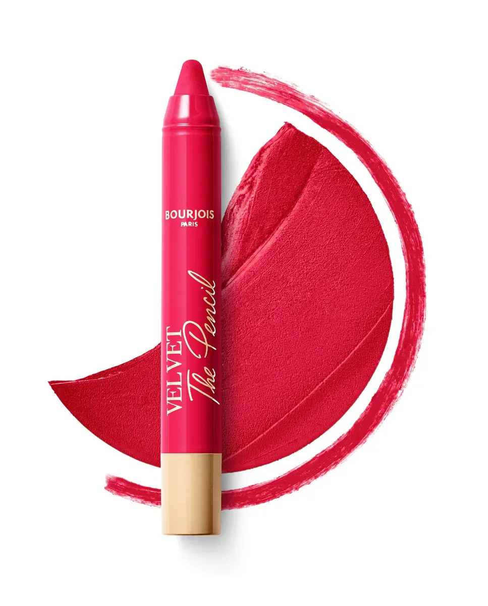 Помада для губ Velvet The Pencil Bourjois, 06 Framboise Griffée — фото 2