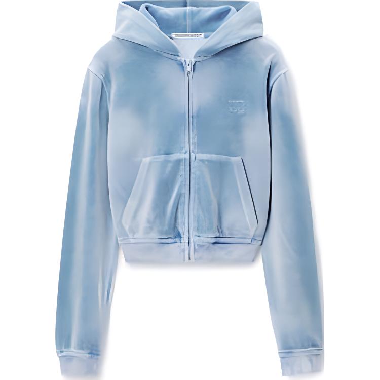 

Вельветовый худи Alexander Wang, синий