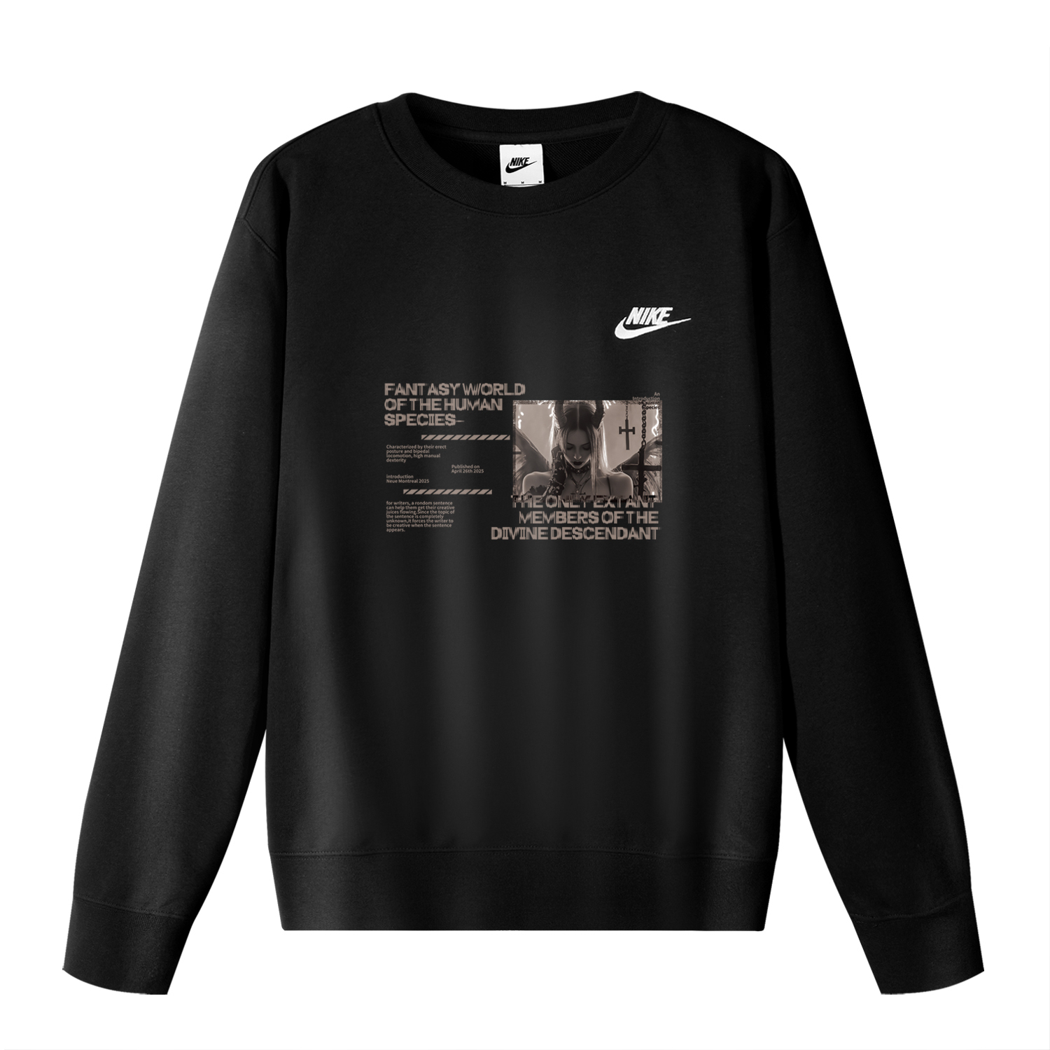 

Футболка унисекс черная карамельное искушение B Nike