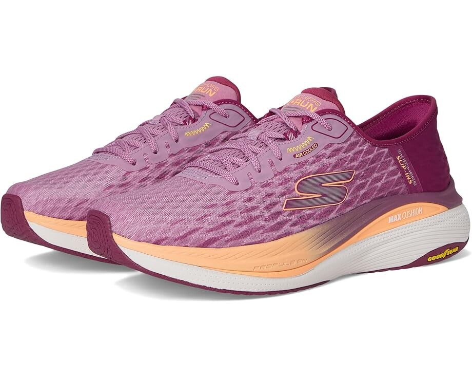 

Кроссовки SKECHERS Max Cushioning Propulsion Vitality Hands Free Slip-Ins, цвет Raspberry