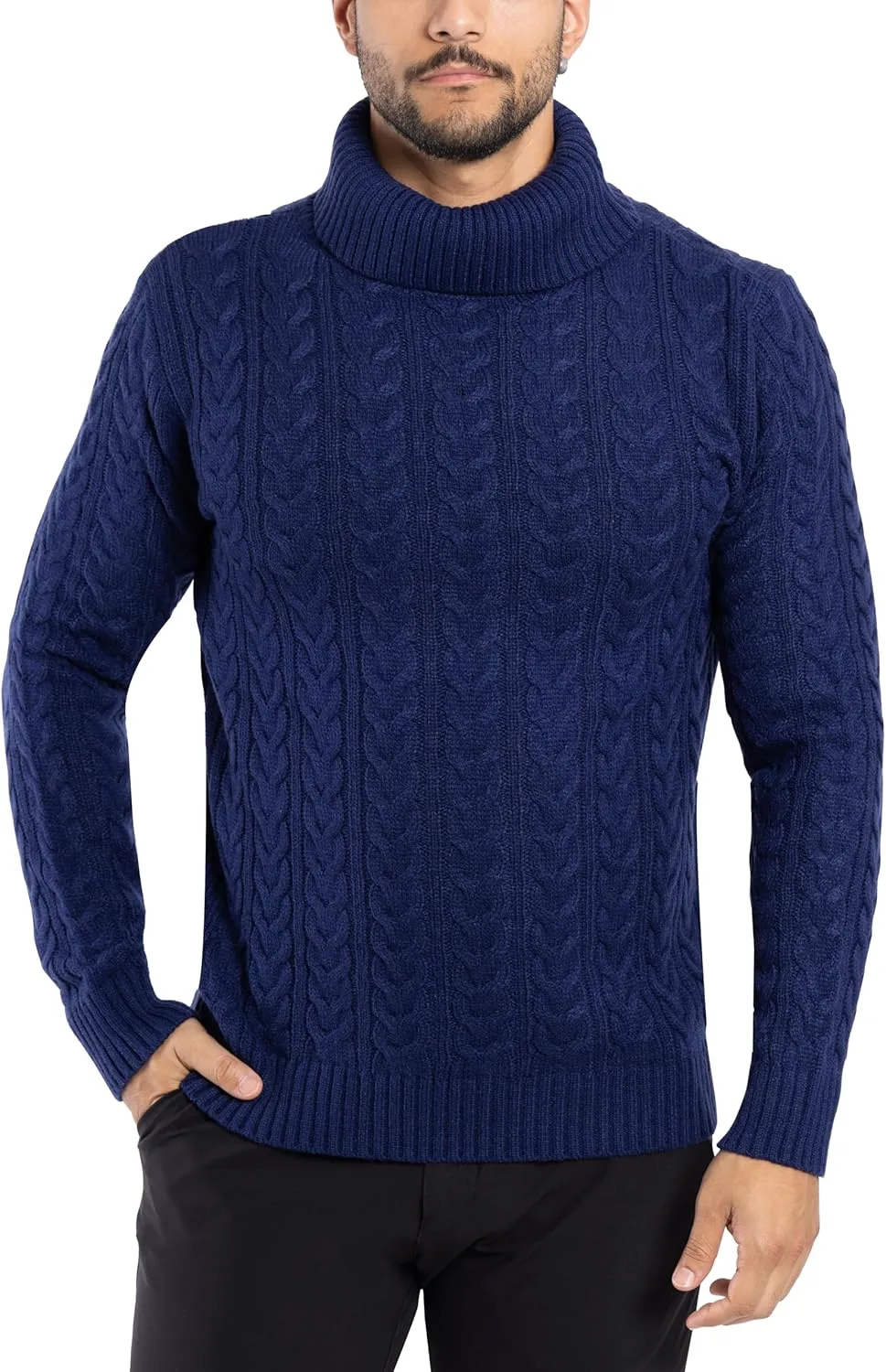 

X RAY мужская водолазка, мягкий slim fit пуловер