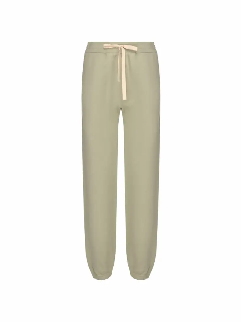 

Хлопковые джоггеры с кулиской Jil Sander, зелёный