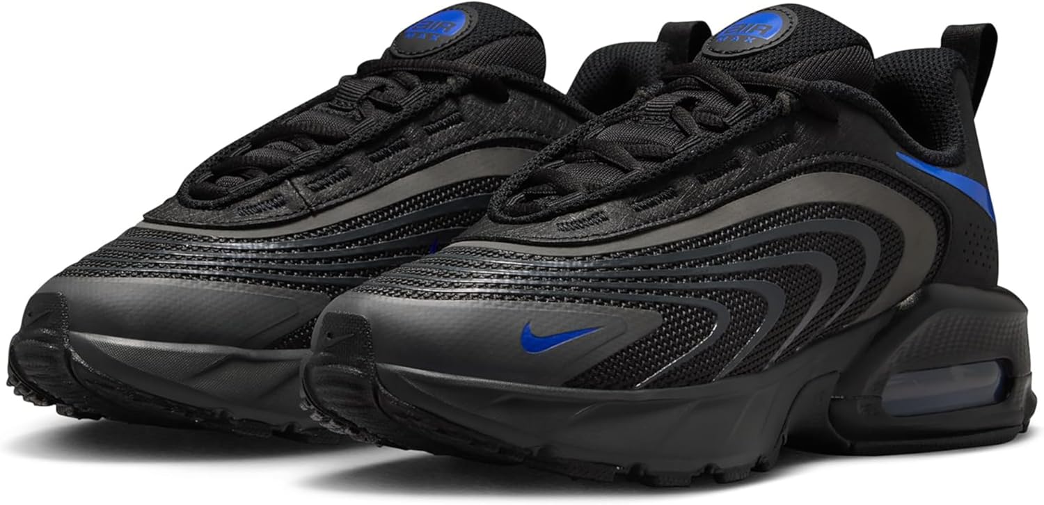 Детские кроссовки Nike Air Max Fire, черный/синий/серый/темно-серый — фото 4