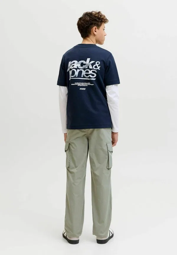 Брюки-Карго свободного кроя Jack & Jones Junior, Vetiver — фото 3