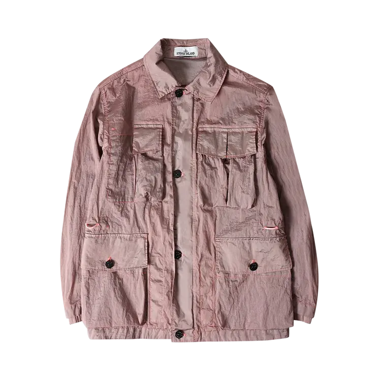 

Куртка Stone Island Twill Stretch TC Hooded 'Pink', розовый