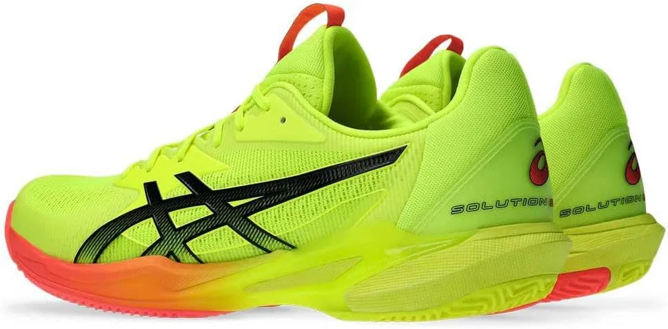 Кроссовки для тенниса ASICS Solution Speed FlyteFoam 3, Safety Yellow Black — фото 4