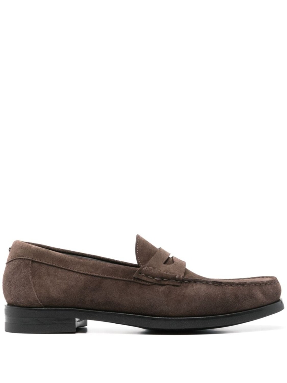 

Canali замшевые лоферы, коричневый