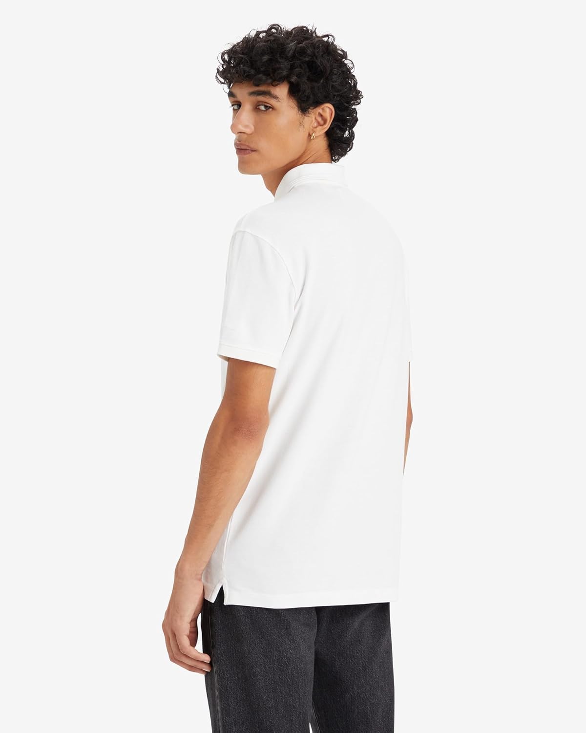 Мужская поло-рубашка Levi's из коллекции Color Standard, с коротким рукавом, белый — фото 3
