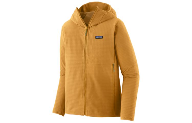R1 Air худи на молнии Patagonia, Pufferfish Gold/PFGD — фото 3
