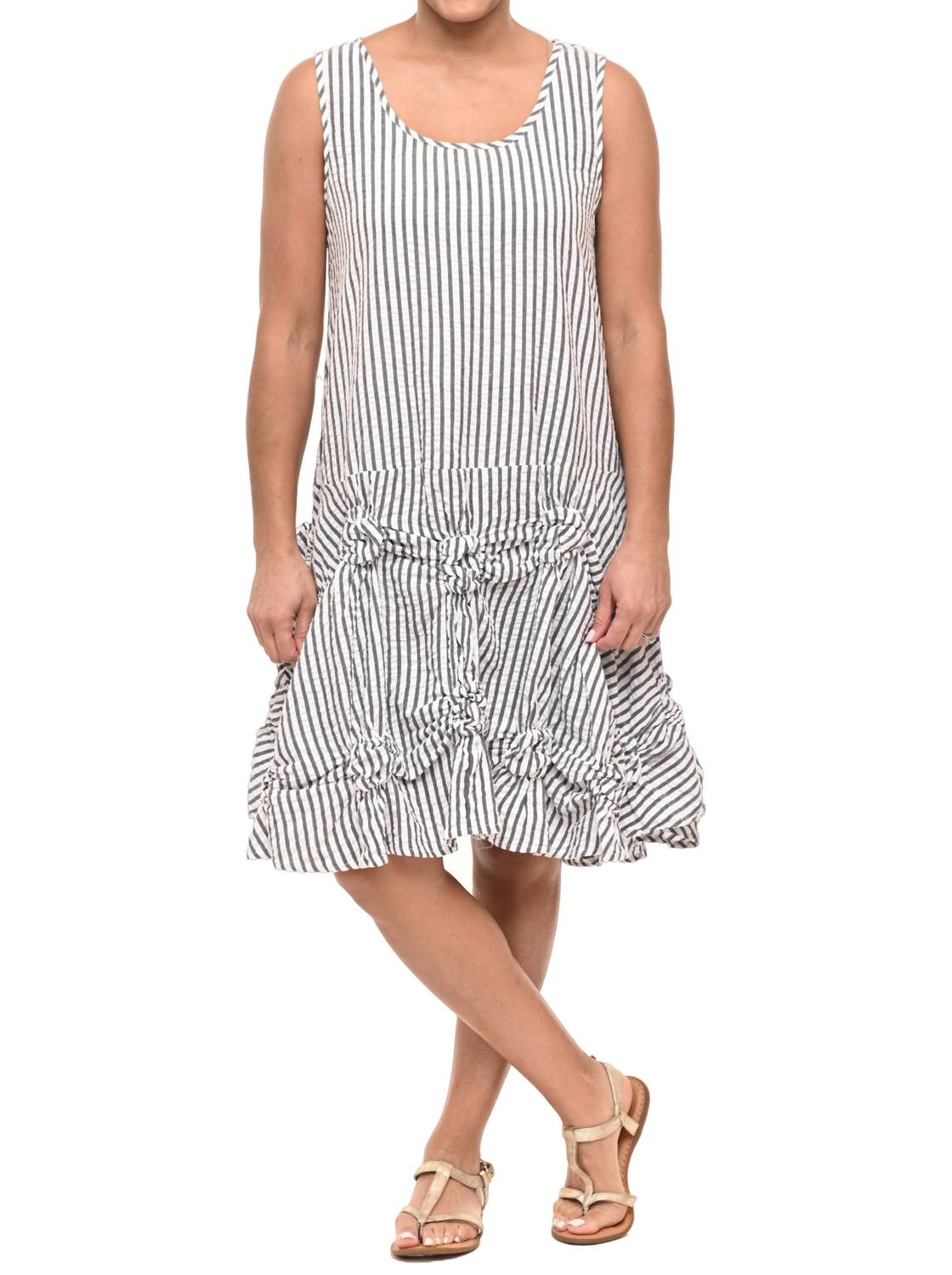 

Туника-платье Matilda в полоску Murphy из пике Tulip Clothing, Murphy Seersucker Stripe